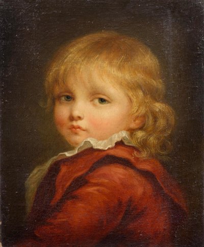 Retrato de un niño con capa roja de Jean Baptiste Greuze